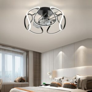 Living Room Decoration Bedroom Decor Led Ceiling Fans With Lights Remote Control Dining Room Ceiling Fan 2