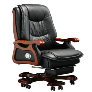 Luxury Massage Chair Office Genuine Leather Comfortable Lounge Nordic Ergonomic Office Chair Silla Gamer Furniture Jw50gy 1