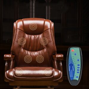 Luxury Massage Chair Office Genuine Leather Comfortable Lounge Nordic Ergonomic Office Chair Silla Gamer Furniture Jw50gy 3