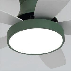 Modern Ceiling Fan Lamp With Led Light For Dining Living Room Kitchen Wood Nordic Suction Fans 5