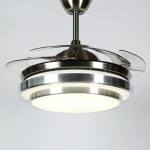 Modern Remote Control Ceiling Fan With Led Light For Living Room Ventilador De Techo Ceiling Fans