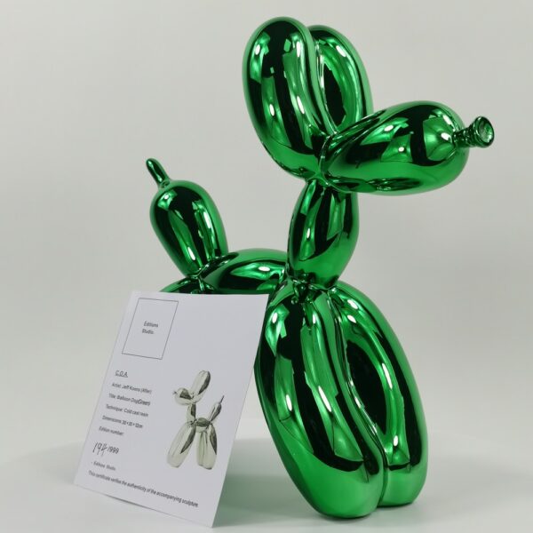 New Color Limited Edition Jk Balloon Dog Plating Statue Home Ornaments Resin Colours Metallic Plating Craft 1