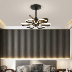 Nordic Restaurant Ceiling Fan With Lights Remote Control Smart Living Room Decoration Lamparas Pendant Lights 1