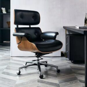 Office Chair High Quality Simple Modern Luxury Relaxing Office Furniture Designer Leather Chair Comfortable Rotating Boss 4