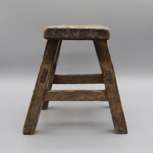 Old Wooden Stool Solid Wood Chinese Antique Pedestal 3