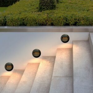 Outdoor Sensor Indoor Led Step Light 15leds Waterproof Stair Light Wall Embedded Underground Light Deck Footlights 4