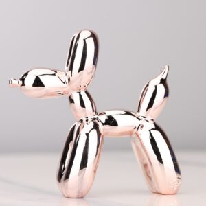 Plating Balloon Dog Statue Resin Sculpture Home Decor Modern Nordic Home Decoration Accessories For Living Room 1