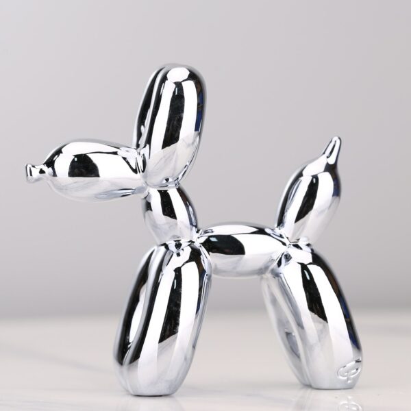 Plating Balloon Dog Statue Resin Sculpture Home Decor Modern Nordic Home Decoration Accessories For Living Room 3