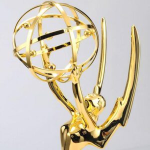 Real 1 1 30cm Metal Emmy Trophy Factory Directly Sales Emmy Trophy Award Of Merit Christmas 2
