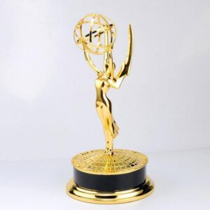 Real 1 1 30cm Metal Emmy Trophy Factory Directly Sales Emmy Trophy Award Of Merit Christmas 4