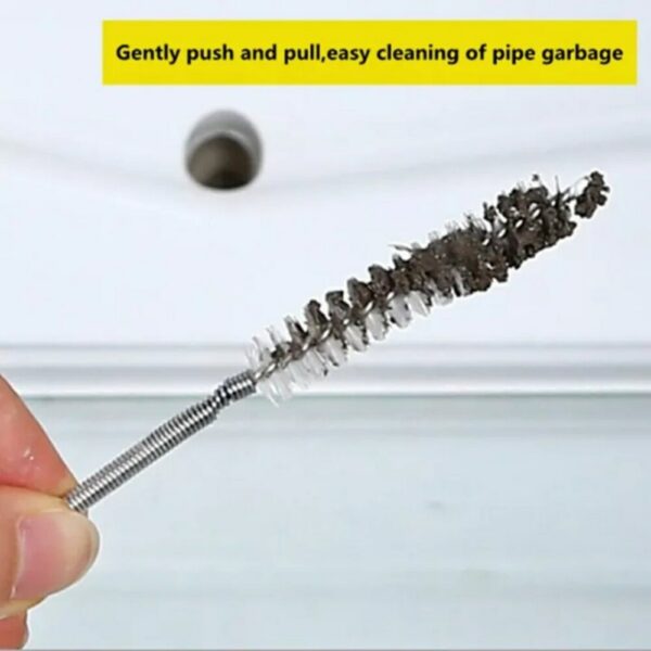 Refrigerator Drain Hole Clog Clean Brush Long Flexible Cleaning Tank Stick Dredge Tool Bendable Pipeline Washing 1