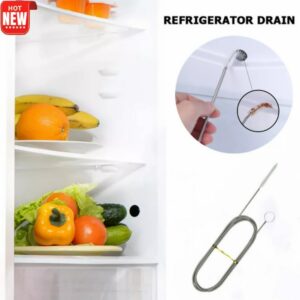 Refrigerator Drain Hole Clog Clean Brush Long Flexible Cleaning Tank Stick Dredge Tool Bendable Pipeline Washing