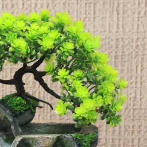 Resin Crafts Feng Shui Fountain Home Office Decor Indoor Water Fountain Rockery Landscape Ornament Zen Meditation 2