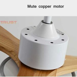 Reversible Ceiling Fan Light Three Blade Indoor Wooden Ceiling Fan With Lamp And Remote Control For 2