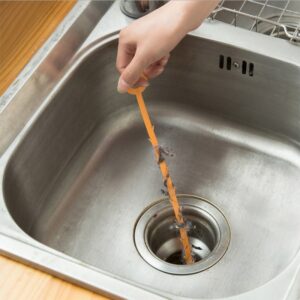 Sewer Cleaning Brush Home Bendable Sink Tub Toilet Dredge Pipe Snake Brush Tools Creative Bathroom Kitchen 3