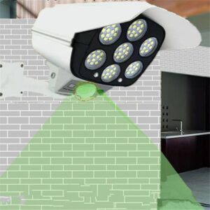Solar Street Light Monitoring Lamp Fake Camera Body Induction Wall Lamp Outdoor Ip66 Waterproof Luses De 3