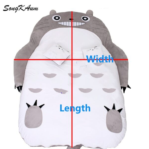 Songkaum Multi Function Cute Cartoon Lazy Mattresses Single Double Thicken Removable Washable Tatami Foldable Mattress 2