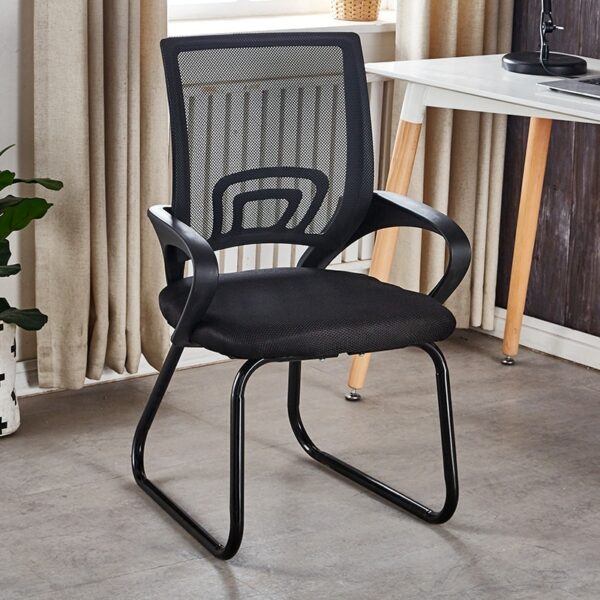 Swivel Chair Student Seat Computer Chair Mesh Modern Minimalist Office Chair Bow Shaped Office Chair Staff 4