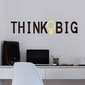 Think Big Decals Decor Diy Wall Sticker Decal Mural Home School Study Office Decoration 2