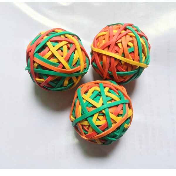 Tor Colorful Strong Elastic Rubber Band Loop 100g School Stationery Office Rubber Band Ball Super Stretch 3