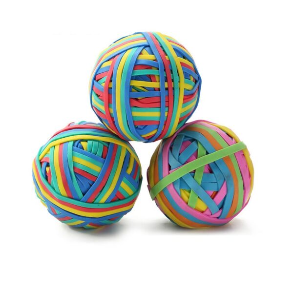 Tor Colorful Strong Elastic Rubber Band Loop 100g School Stationery Office Rubber Band Ball Super Stretch