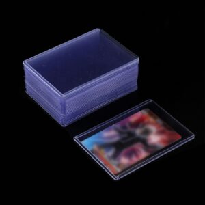 Transparent Pvc Toploaders Protective Sleeves For Collectible Trading Basketball Sports Cards 35pt Game Card Holder Case 1