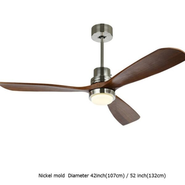 Vintage Wooden Ceiling Fan With Light And Remote 42 52 Inch Creative Ceiling Fan 3 Kinds 1