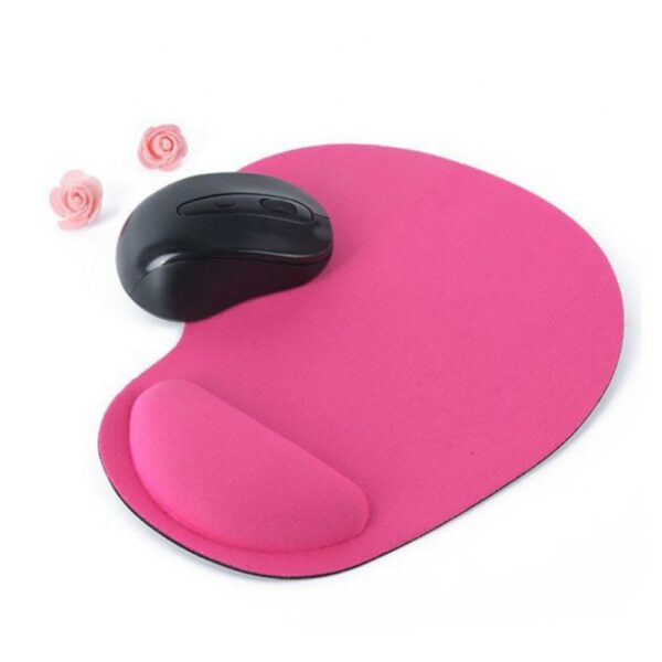Wrist Support Mouse Pad Mice Mat Home Office Solid Color Anti Slip Gaming With Wrist Support 3