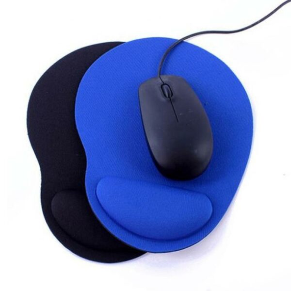 Wrist Support Mouse Pad Mice Mat Home Office Solid Color Anti Slip Gaming With Wrist Support 4