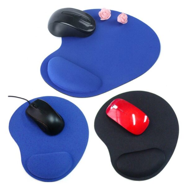 Wrist Support Mouse Pad Mice Mat Home Office Solid Color Anti Slip Gaming With Wrist Support 5