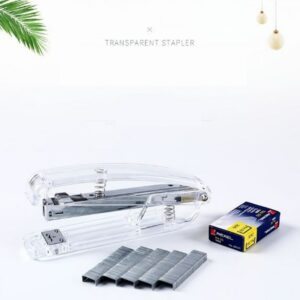Zk40 Sliver Rose Gold Stapler Edition Metal Manual Staplers Staples Office Accessories School Stationery Supplies 1